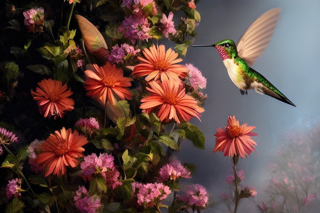 From the Miss Collection – flowers-and-hummingbird-6 Image of Miss Collection – flowers-and-hummingbird-6