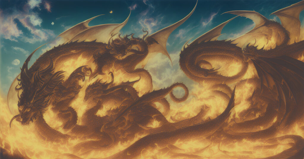 Image of Dragon Wallpaper 002-a