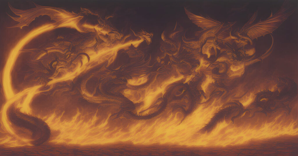 Image of Dragon Wallpaper 003-a