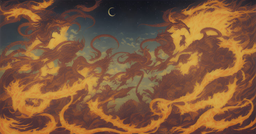 Image of Dragon Wallpaper 004-a