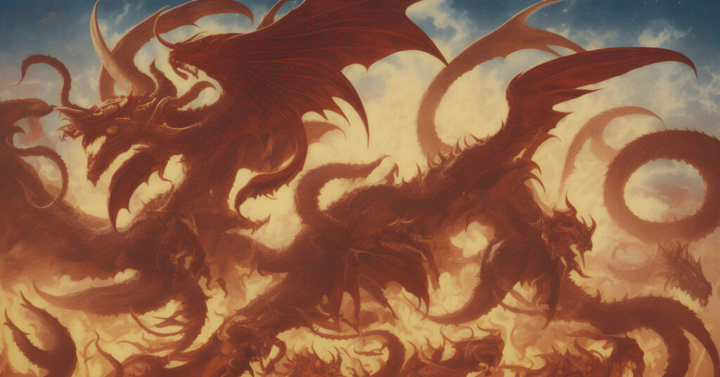 Image of Dragon Wallpaper 007-a