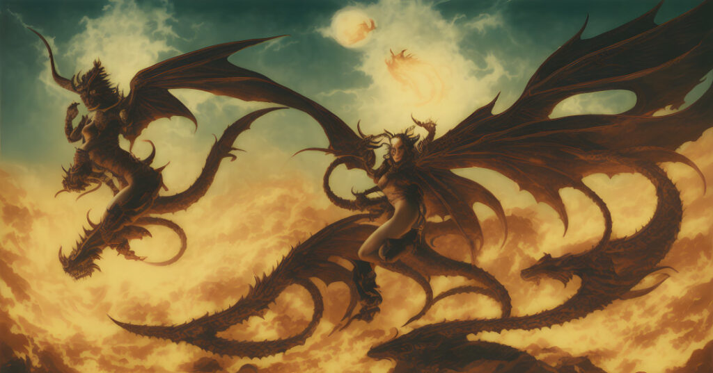 Image of Dragon Wallpaper 008-a