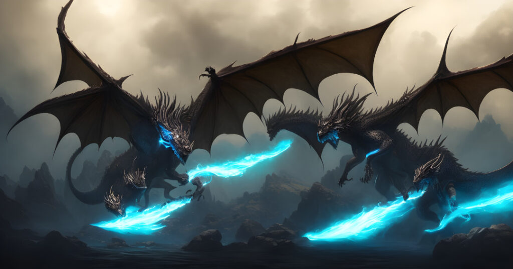 Image of Dragon Wallpaper 010-a