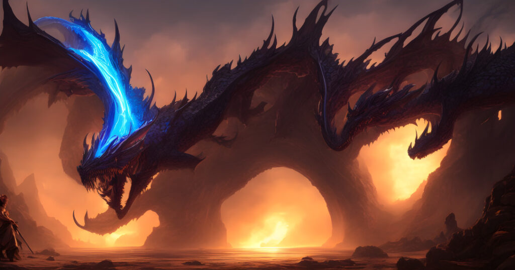 Image of Dragon Wallpaper 012-a