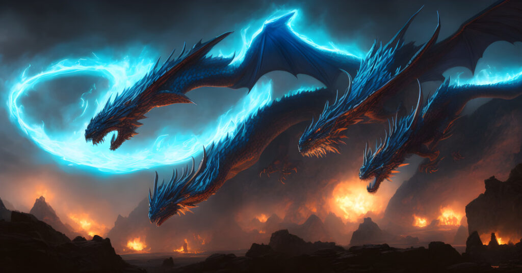 Image of Dragon Wallpaper 013-a