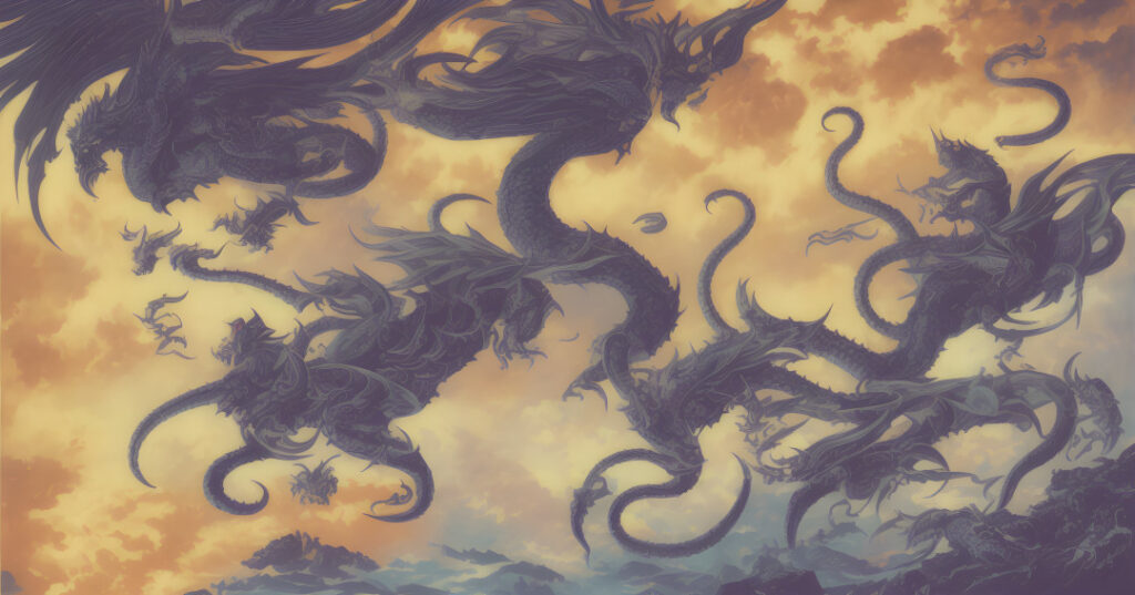 Image of Dragon Wallpaper 015-a