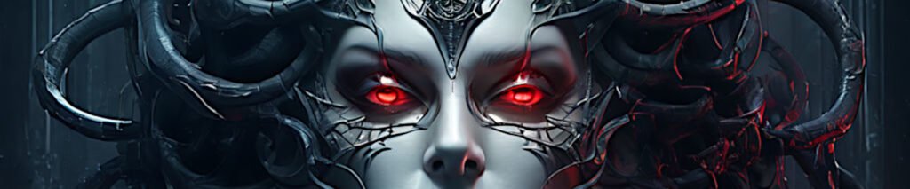 Medusa Portrait Banner