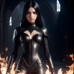 Image of Woman in Black 01