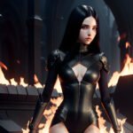 Image of Woman in Black 05