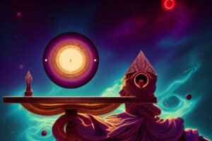 Image of Supernatural Landscape – Artistic Drawing – Item: