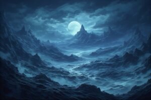 Image of Supernatural Landscape – Artistic Drawing – Item: 32632