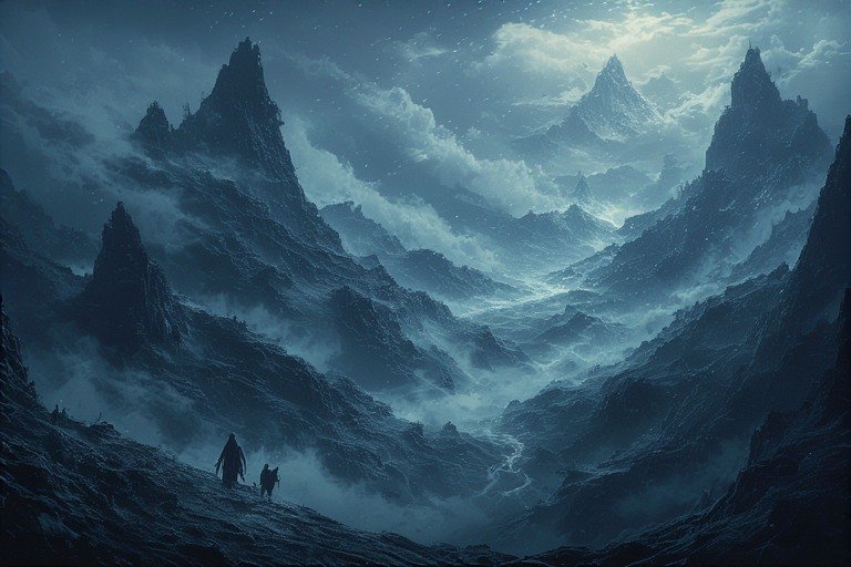 From the Supernatural Landscape – Artistic Drawing – Item: 32618 Image of Supernatural Landscape – Artistic Drawing – Item: 32618