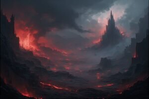 Image of Supernatural Landscape – Artistic Drawing – Item: 32611