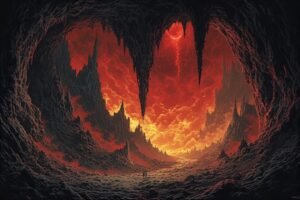 Image of Supernatural Landscape – Artistic Drawing – Item: 32606