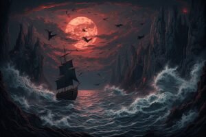 Image of Supernatural Landscape – Artistic Drawing – Item: 32691