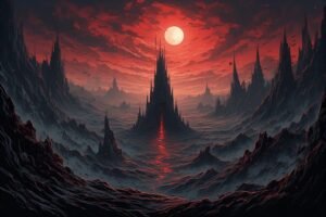 Image of Supernatural Landscape – Artistic Drawing – Item: 32684