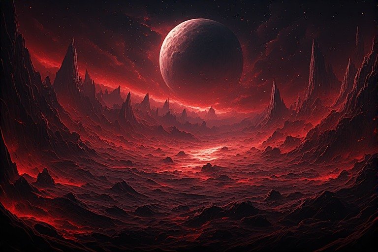 From the Supernatural Landscape – Artistic Drawing – Item: 32676 Image of Supernatural Landscape – Artistic Drawing – Item: 32676