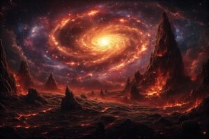 Image of Supernatural Landscape – Artistic Drawing – Item: 32661