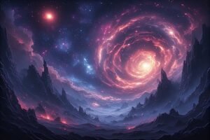 Image of Supernatural Landscape – Artistic Drawing – Item: 32652
