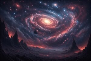 Image of Supernatural Landscape – Artistic Drawing – Item: 32649