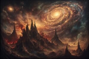 Image of Supernatural Landscape – Artistic Drawing – Item: 32648