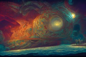 Image of Supernatural Landscape – Artistic Drawing – Item: 35112