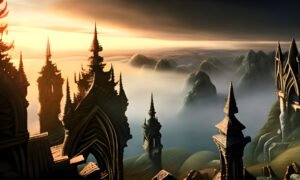 Image of Supernatural Landscape – Artistic Drawing – Item: 35101