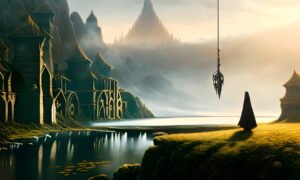 Image of Supernatural Landscape – Artistic Drawing – Item: 35103