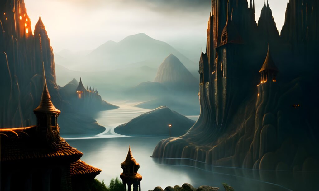 Image of Supernatural Landscape – Artistic Drawing – Item: 35107