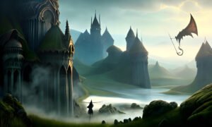 Image of Supernatural Landscape – Artistic Drawing – Item: