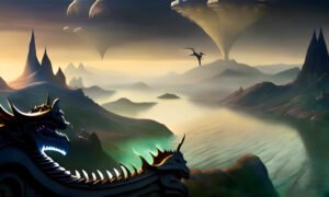 Image of Supernatural Landscape – Artistic Drawing – Item: