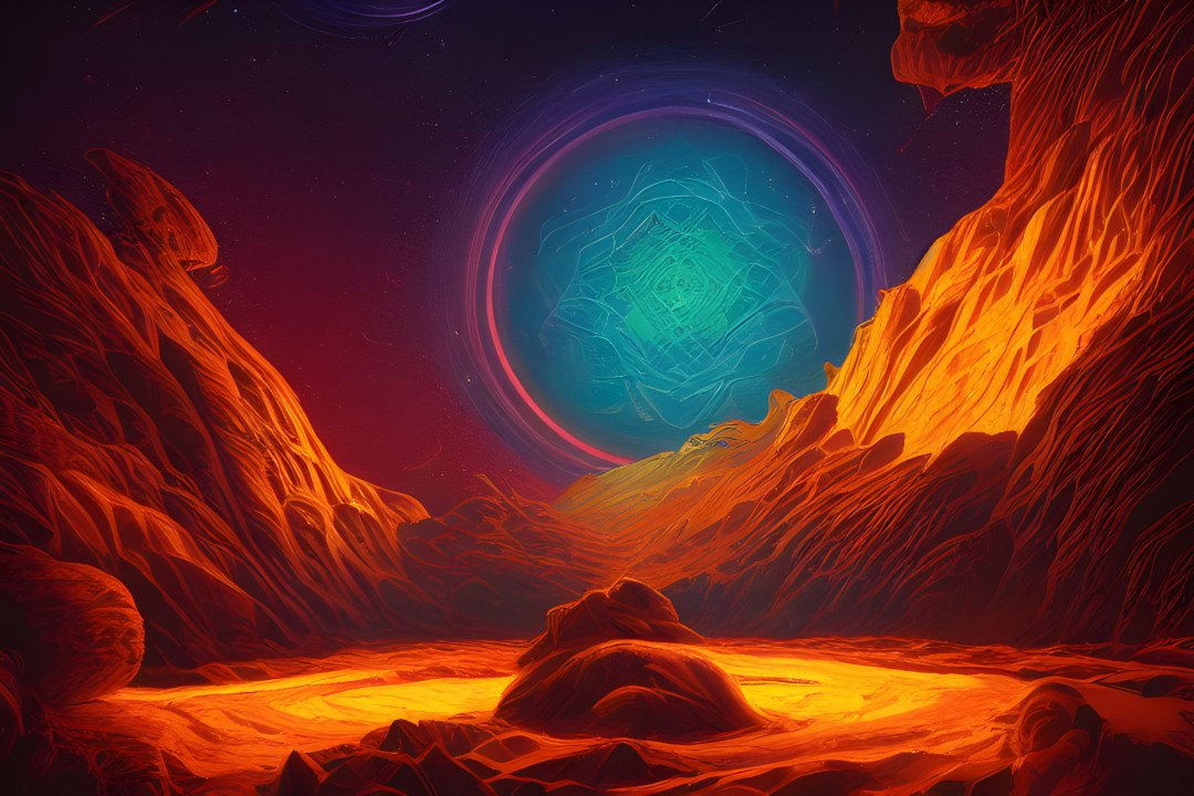 From the Supernatural Landscape – Artistic Drawing – Item: 35133 Image of Supernatural Landscape – Artistic Drawing – Item: 35133
