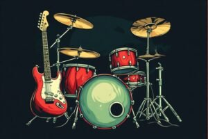 Image of Musical Instrument – Artistic Drawing – Item: 30809