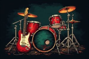 Image of Musical Instrument – Artistic Drawing – Item: 30806