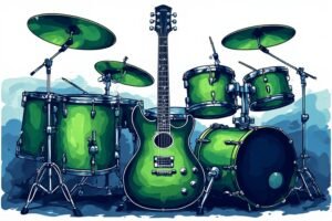 Image of Musical Instrument – Artistic Drawing – Item: 30791