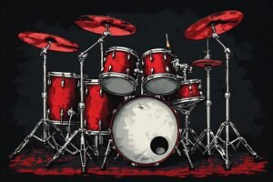 Image of Musical Instrument – Artistic Drawing – Item: 30767
