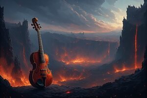 Image of Musical Instrument – Artistic Drawing – Item: 33248