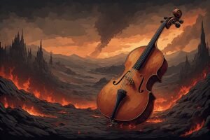 Image of Musical Instrument – Artistic Drawing – Item: 35700