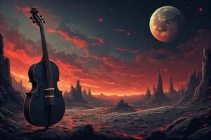 Image of Musical Instrument – Artistic Drawing – Item: 35696