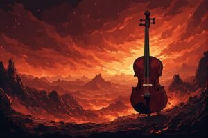Image of Musical Instrument – Artistic Drawing – Item: 33240