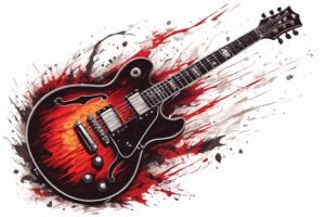 Image of Musical Instrument – Artistic Drawing – Item: 33237