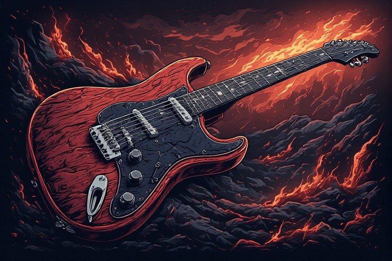 Image of Musical Instrument – Artistic Drawing – Item: 33236