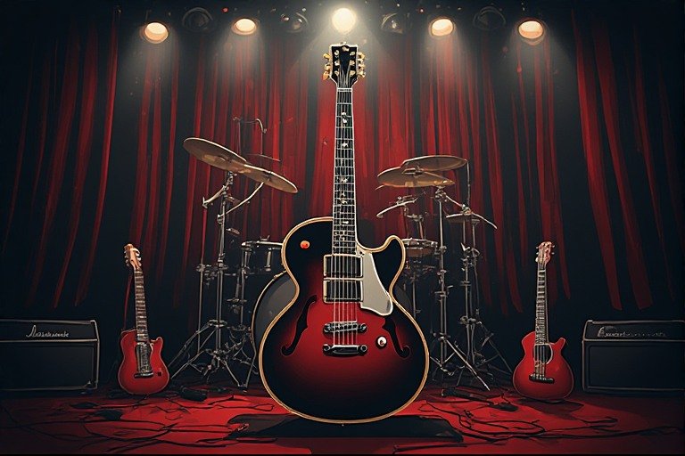 Image of Musical Instrument – Artistic Drawing – Item: 33219