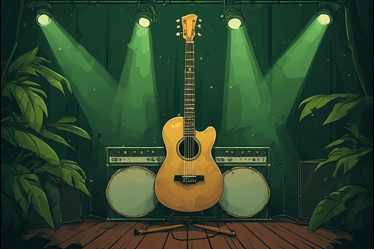 Image of Musical Instrument – Artistic Drawing – Item: 35650