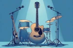 Image of Musical Instrument – Artistic Drawing – Item: 33182