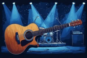 Image of Musical Instrument – Artistic Drawing – Item: 33176