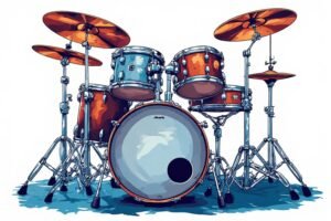 Image of Musical Instrument – Artistic Drawing – Item: 39424