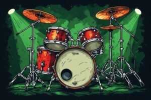 Image of Musical Instrument – Artistic Drawing – Item: 33708