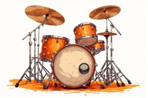Image of Musical Instrument – Artistic Drawing – Item: 39393
