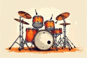 Image of Musical Instrument – Artistic Drawing – Item: 39392